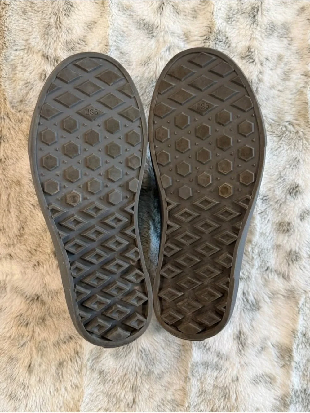 Vans Slip On TRK Kids Water Shoes Gray Pewter Youth Boys Size 5